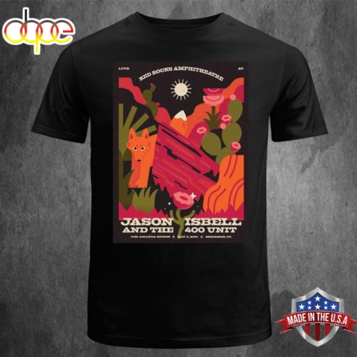 Jason Isbell And The 400 Unit Live In Morrison, CO On May 3, 2024 Unisex T-shirt