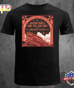 Jason Isbell And The 400 Unit With Amanda Shires May 3, 2024 Red Rocks T-shirt