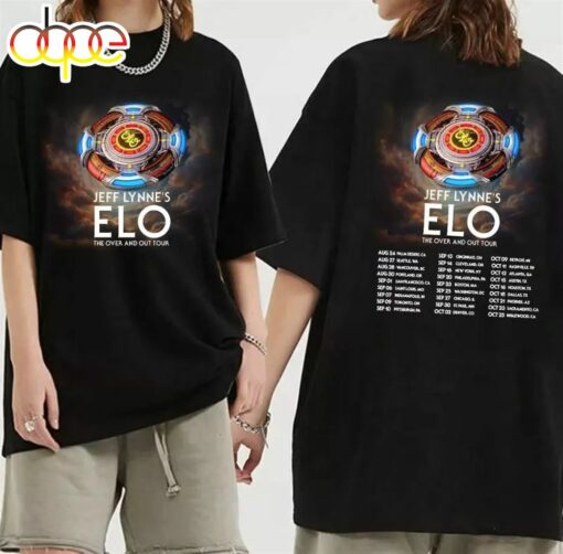 Jeff Lynne’s ELO – The Over and Out Tour 2024 Shirt