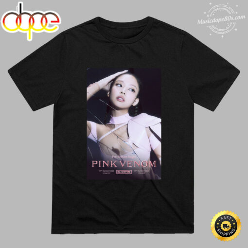 Jennie Blackpink  Comeback Pink Venom 2022 Unisex T-shirt