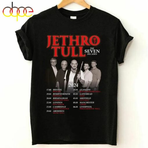 Jethro Tull T-Shirt Tour 2024 Music Shirt Unisex For Fans