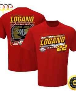 Joey Logano Team Penske 2023 NASCAR Cup Series Schedule Red T-shirt