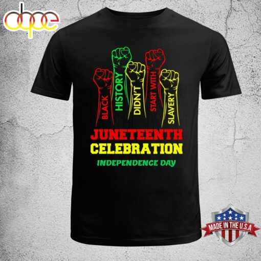 Juneteenth Black Americans Independence 1865 Unisex T-shirt