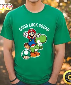 Junior’s Nintendo Super Mario St. Patrick’s Day Good Luck Squad