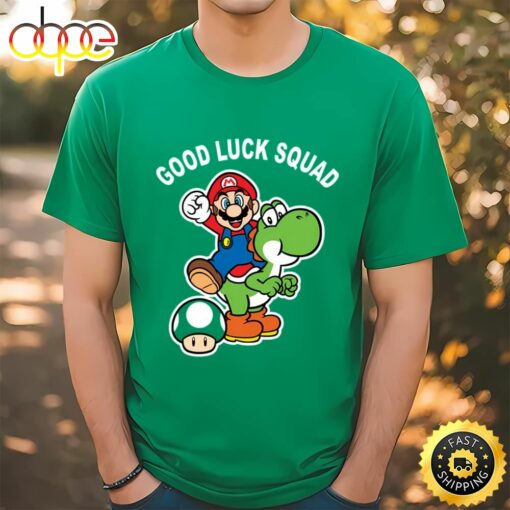 Junior’s Nintendo Super Mario St. Patrick’s Day Good Luck Squad