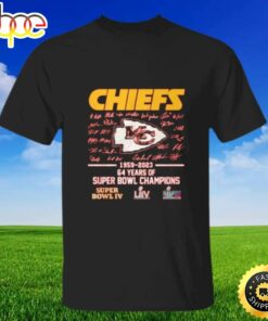 Kansas City Chiefs 1959 2023 64 Years Of Super Bowl Champions Super Bowl Iv Shirt