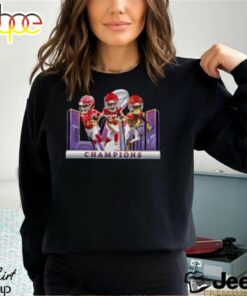 Kansas City Chiefs 2024 Super Bowl Lviii Champions Big Head Players Signatures Merch Essentials T Shirt