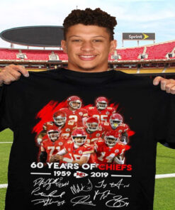 Kansas City Chiefs 60 years of Chiefs Vintage Nfl Football T-shirt