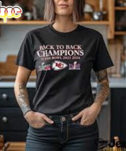 Kansas City Chiefs Back To Back Champions Super Bowl 2023 2024 Shirt