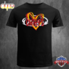 Kansas City Chiefs Football Love Unisex Black T-shirt
