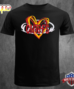 Kansas City Chiefs Football Love Unisex Black T-shirt