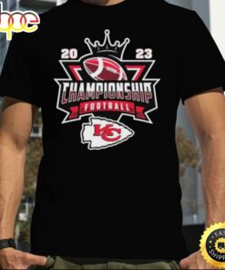 Kansas City Chiefs Football Nfl 2023 Championship Crown Logo Shirt