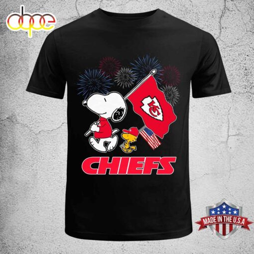 Kansas City Chiefs Happy 4th Of July Independence Day Unisex T-Shirt