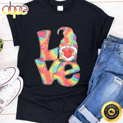 LGBT Love Gnome Valentine Day Couple Lesbian Gay Outfit Valentines Day T-shirt