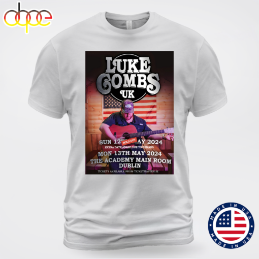 LUKE COMBS UK Getting Old 2024 World Tour Unisex T-shirt