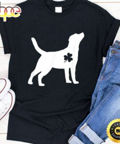 Labrador Irish St Patrick Day Shamrock Leprechaun Dog T-Shirt