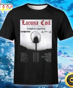 Lacuna Coil Announces May 2023 West Coast Us Tour T shirt 1
