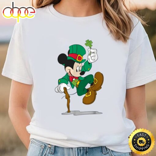 Leprechaun Mickey Mouse St. Patrick’s Day T-shirt