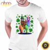 Leprechaun Sloth Riding Llama Unicorn St Patricks Day T-Shirt