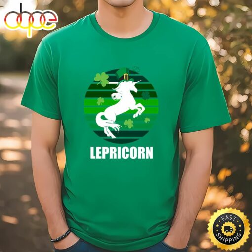 Lepricorn Leprechaun And Unicorn St Patricks Day T-shirt