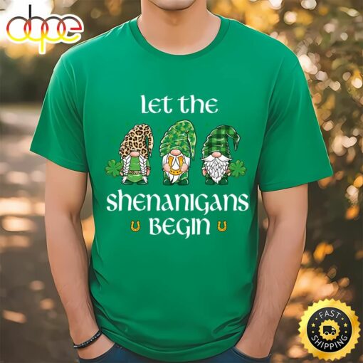 Let the Shenanigans Begin St Patrick’s Day T-Shirt