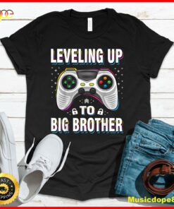 Leveling up to Big Brother 2022 funny gamer boys kids men T-Shirt