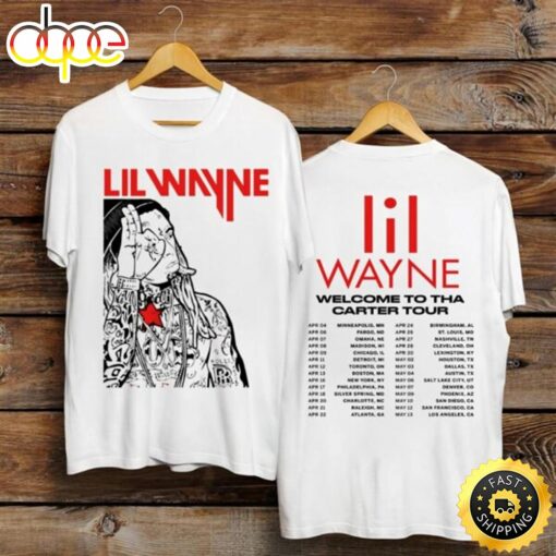 Lil Wayne Tour 2023 Unisex Black Shirt