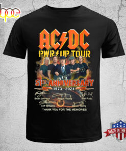 Limited Edition ACDC 51ST Anniversary 1973-2024 Unisex T-Shirt