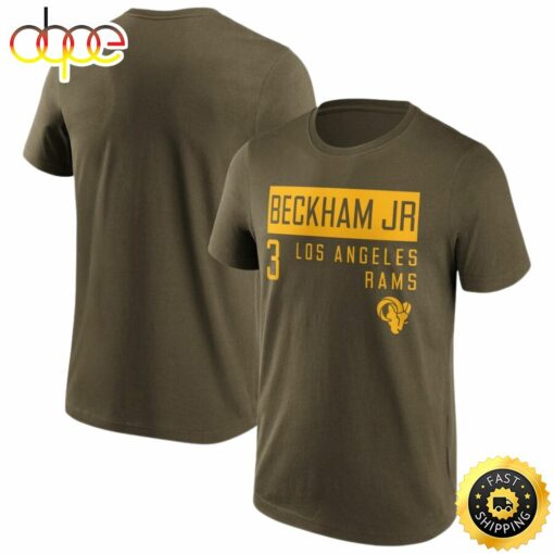 Los Angeles Rams Fashion Odell Beckham Jr 3 Mens T-shirt