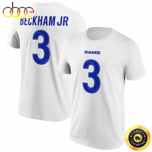 Los Angeles Rams Road Odell Beckham Jr 3 Mens T-shirt