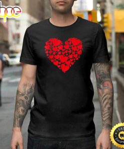 Lots Of Hearts Valentines Day T Shirt – Heart Happy Valentines Day Unisex T-shirt