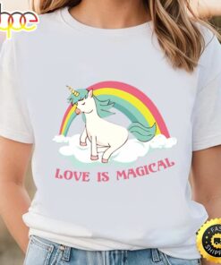 Love Is Magical Unicorn Rainbow Magic T-shirt