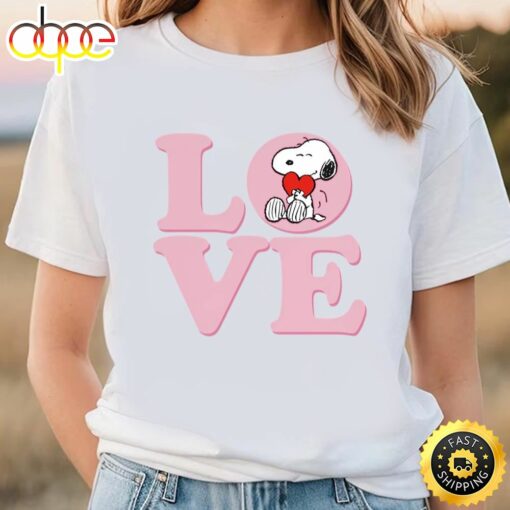 Love Snoopy Valentine T-Shirt