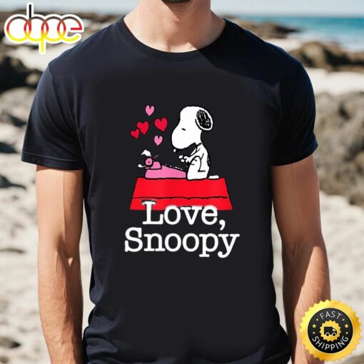 Love Snoopy Valentines T-Shirt Snoopy Valentine Merch Funny