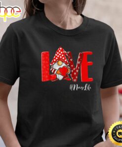 Love Stethoscope Nurse Life Valentine Day 2023 Gnomes Nurses T-Shirt