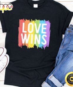 Love Wins Shirt Lesbian Gay Marriage LGBT Pride Tshirt