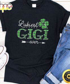 Luckiest Gigi Ever Irish Tshirt Matching St Patrick Day T-Shirt