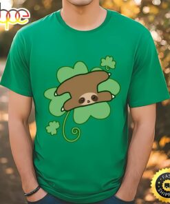 Lucky Clover Sloth Patrick’s Day T-shirt