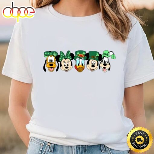 Lucky Mickey And Friends Shirt, Mickey St Patricks Day Shirt