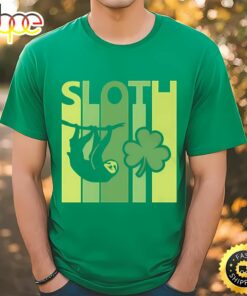 Lucky Sloth St Patrick’s Day Irish Vintage T-Shirt