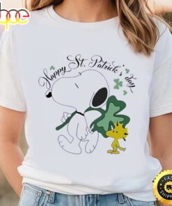 Lucky Snoopy And Woodstock Happy St Patrick’s Day Shirt