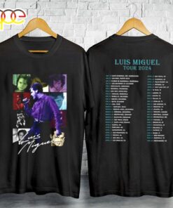 Luis Miguel World Tour 2024 Music T-Shirt
