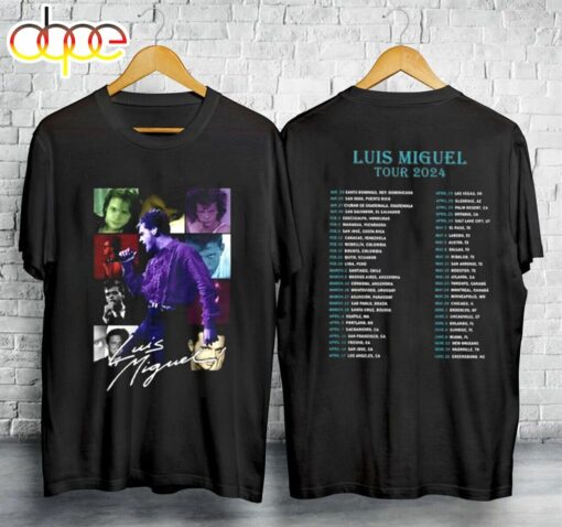 Luis Miguel World Tour 2024 Music T-Shirt