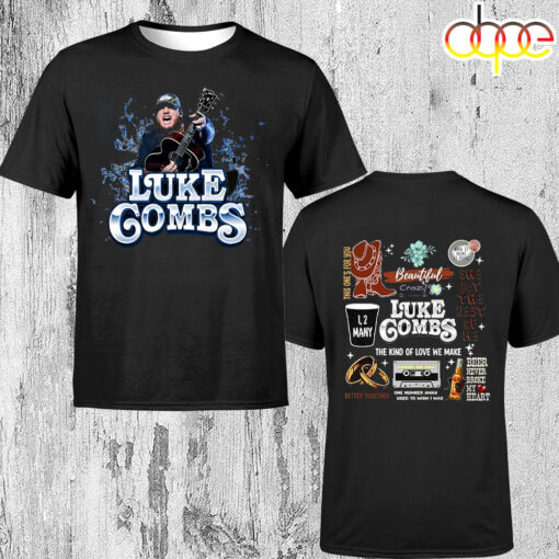 Luke Combs 2024 Tour Growing Up And Getting Old Unisex T-Shirt