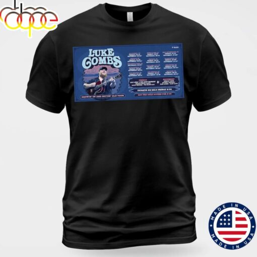 Luke Combs 2024 Tour Just Announced Unisex T-shirt