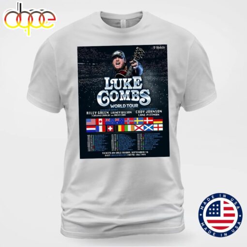 Luke Combs Getting Old 2024 World Tour Tee Unisex T-shirt