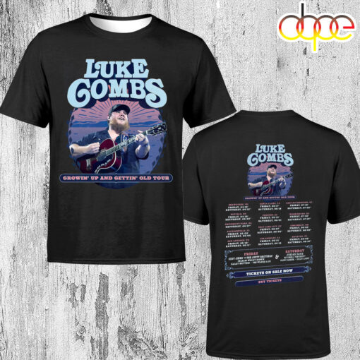 Luke Combs Growing Up And Getting Old 2024 Tour Unisex T-Shirt