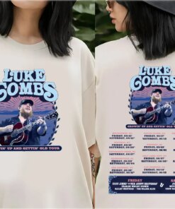 Luke Combs Growing Up and Getting Old Country Music Shirt Tour 2024 For Fans