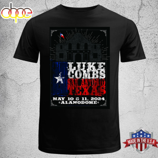 Luke Combs San Antonio TX May 11 2024 T-shirt Tee