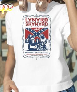 Lynyrd Skynyrd with Ted Nugent Greenville South Carolina Shirt